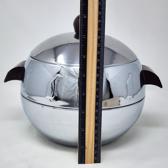 Vintage West Bend Penguin Hot & Cold Server Ice Bucket - Picture 11 of 12